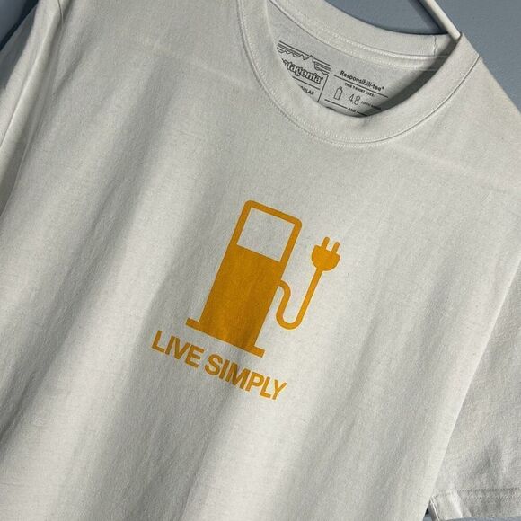 Patagonia Live Simply Responsibilit-tee Men’s Medium Tee Shirt - Picture 1 of 6
